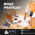 Logo da empresa AMC construtora e marcenaria